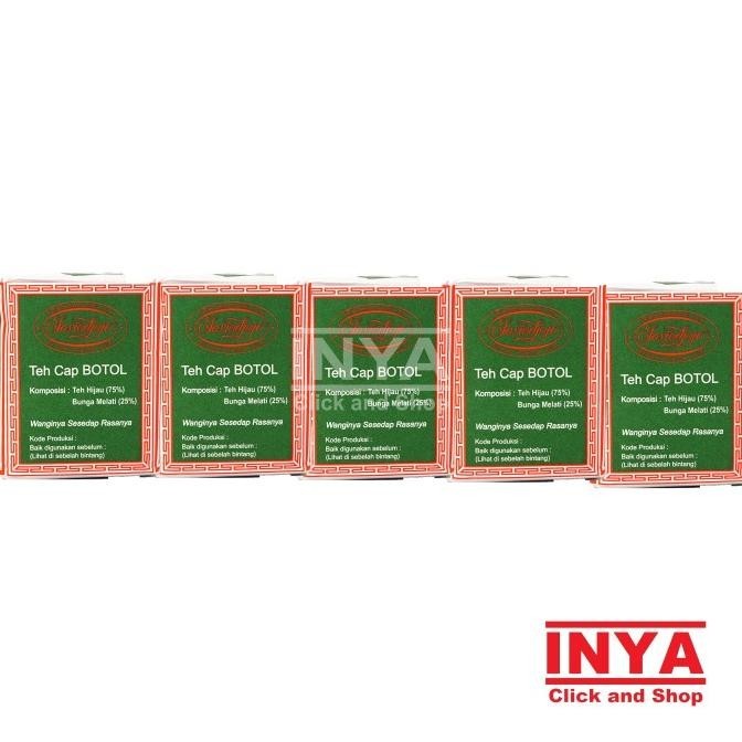 

Teh Cap Botol Teh Hijau Wangi Melati 10x40gr HIJAU - Daun Teh Hijau - Tea