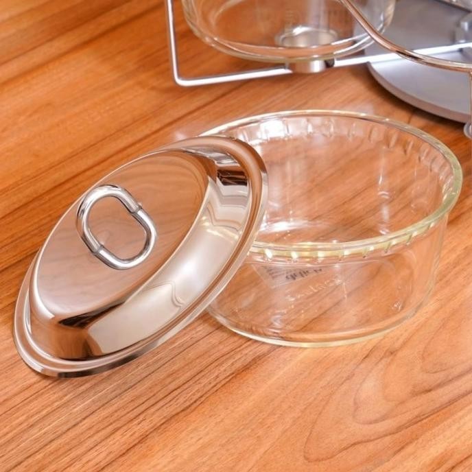 [Baru] A274 Food Warmer Rotary Penghangat Makanan 5 Set 7 Set Prasmanan Putar