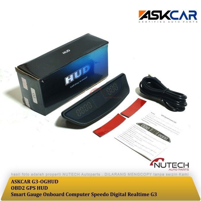Speedometer Speedo Digital GPS HUD Kompas Altimeter Alarm Berkendara Jam Digital Mobil Realtime G3