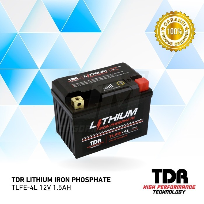 Aki Motor Lithium Iron Phospate Tdr Battery 4L