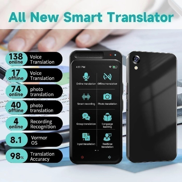 

Ready Z6 - Portable Smart Translator - Alat Penerjemah Hingga 138 Bahasa