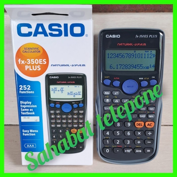 

Ready Kalkulator Scientific CASIO FX-350ES PLUS(Original)
