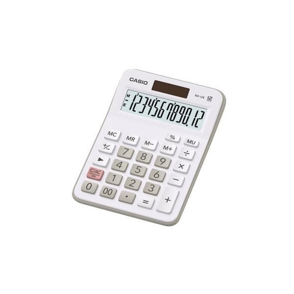 

Ready Kalkulator Meja CASIO MX-12B-WE Office Desktop Value Series Calculator