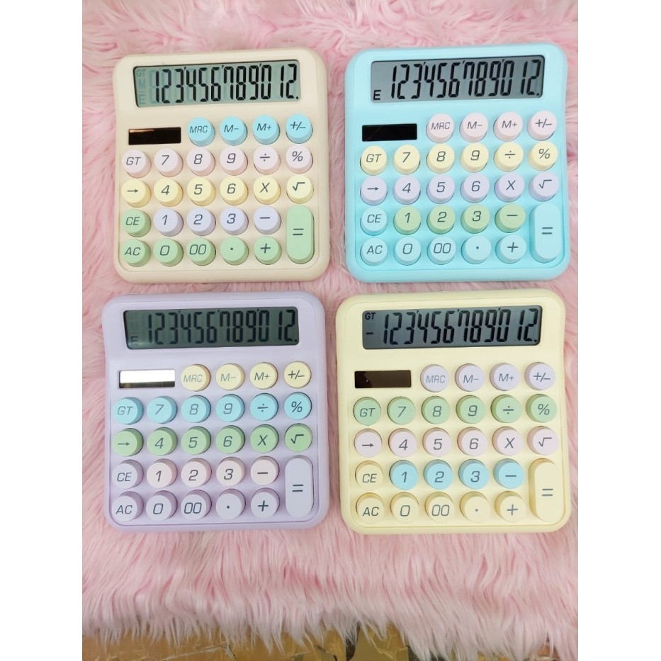 

Ready Kalkulator Rainbow Kincizen KC-2208 - Calculator Pastel Tombol Fancy