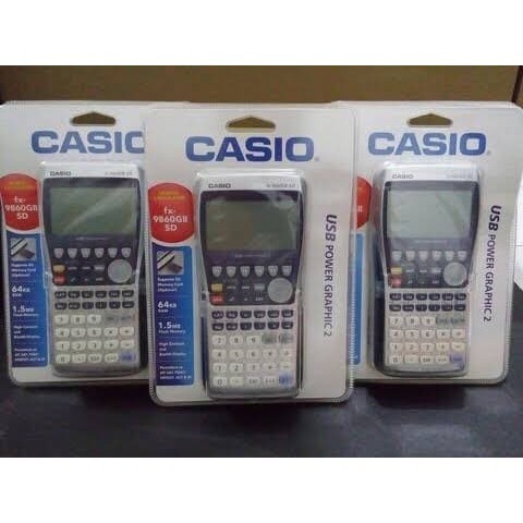 

Ready kalkulator algeb fx-9860GII SD