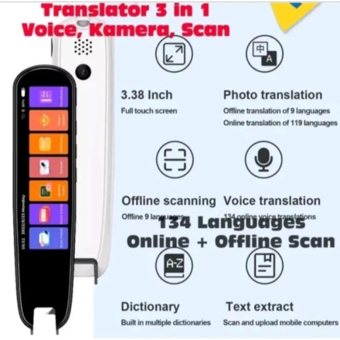 

Ready Penerjemah Bahasa 134 Translator Scanner Pen With Camera Online Offlin
