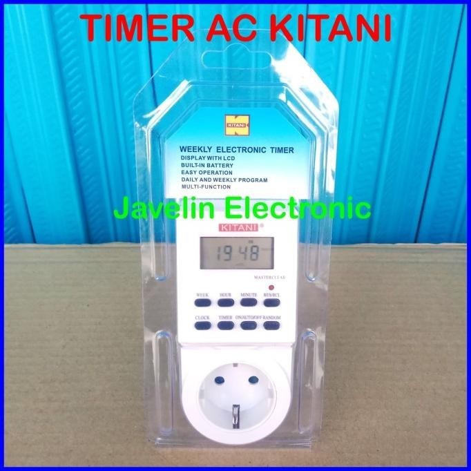 Timer Digital Kitani / Timer Walet / Stop Kontak Otomatis / Timer Ac