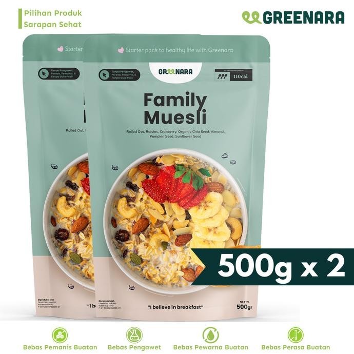

Family Muesli 1 Kg / Sarapan Sehat