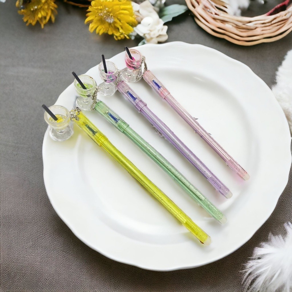 

OST Pulpen Lucu Aesthetic Pulpen Gelas Juice Fancy Pen Gantungan Minuman Cocktail Bolpoint Karakter Minuman Cangkir Pena Gel Bolpen Unik Alat Tulis Kantor Gel Karakter
