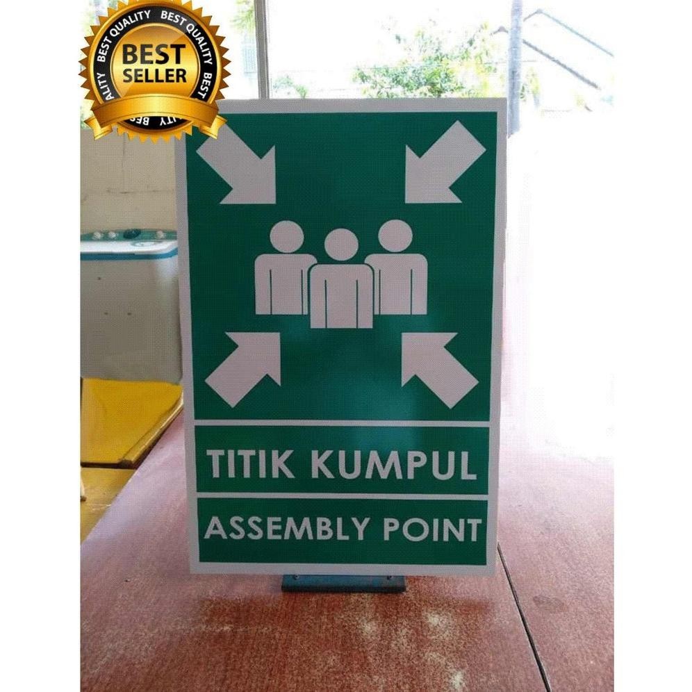 

SAFETY SIGN RAMBU K3 TITIK KUMPUL 40 X 30 NS