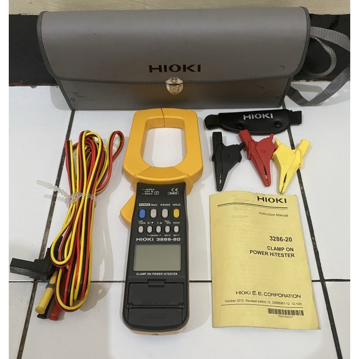 Ready Stock Hioki 3286-20 Clamp On Power Hitester Ori