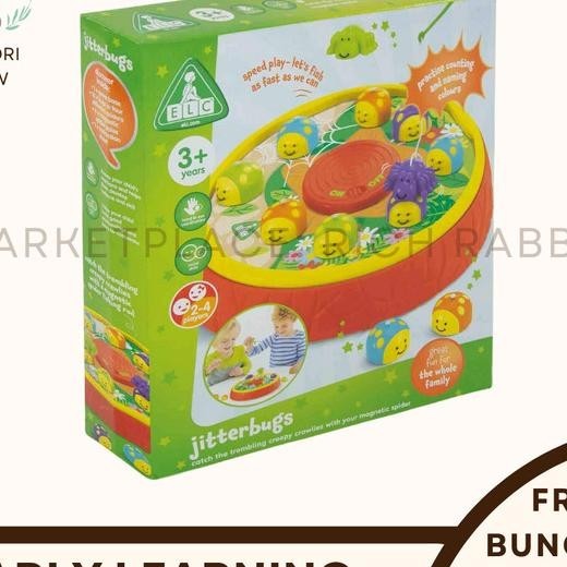 Elc Jitterbugs Toy Mainan Anak Pancing Ikan Magnet Jitter Bugs