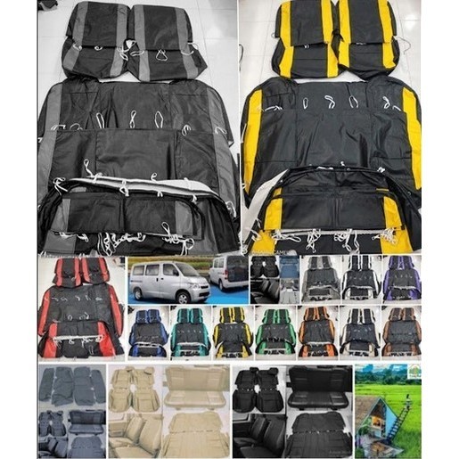 Sarung Jok Granmax Minibus/Kulit Jok Mobil Daihatsu Grand Max Minibus
