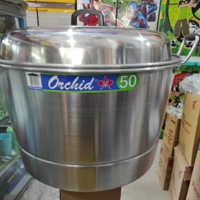 [Ready] Panci Dandang /Panci Kukusan / Panci Serbaguna Orchid 50 Cm (20L)