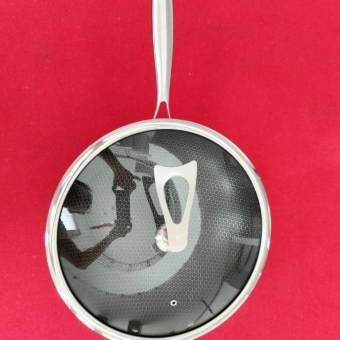 [Promo] Kuali Honeycomb Stainless Sus 316 Premium Uk.34 Cm