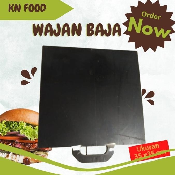 [Ready Stock] Wajan Penggorengan Kebab Burger Hotdog Wajan Kebab