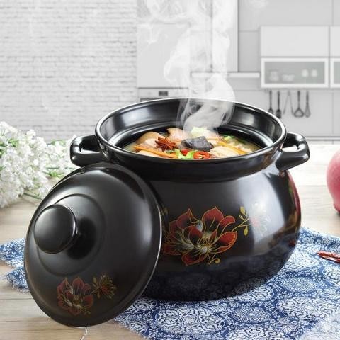 [Ready Stock] Panci Sup Keramik Shuguo Panci Masak Sapo Claypot Keramik Tahan Panas
