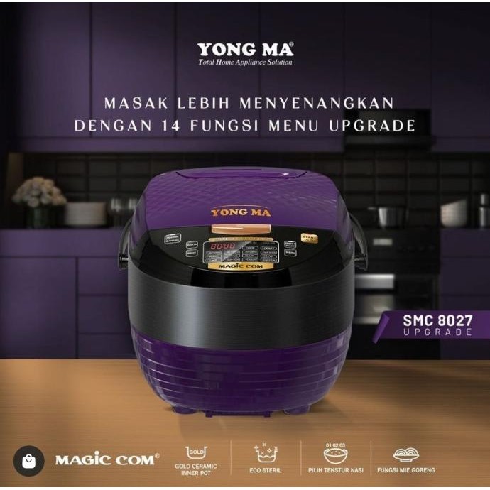 [Baru] Yongma Magicom Digital Smc 8027 N/Smc8027 Violet Upgrade Versi Terbaru