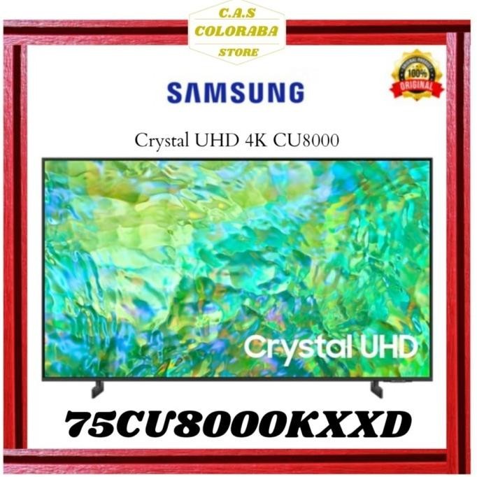 [Garansi] Tv Samsung Ua75Cu8000 Smart Tv 75 Inch Led 4K Uhd 75Cu8000 75Cu 75Cu80