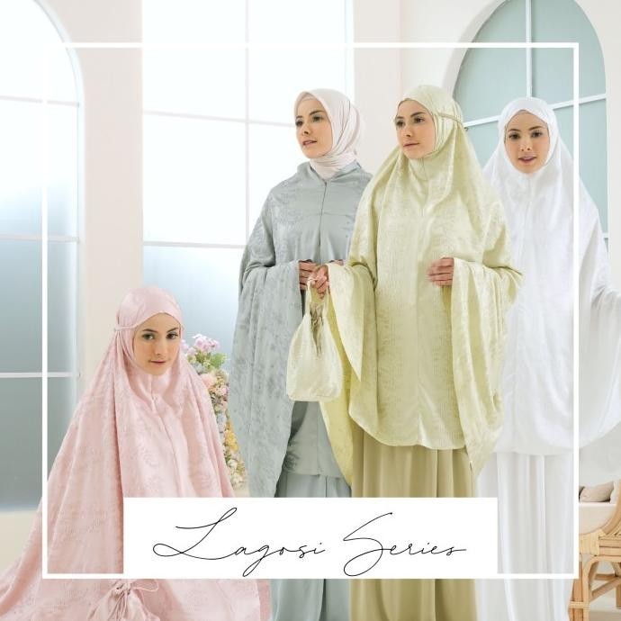 [Baru] Mukena Silk Tenun Lagosi Series