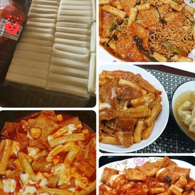

Tteokpoki 500g / Topoki / Tokpoki / Tteok free Saus Dijamin Nagih