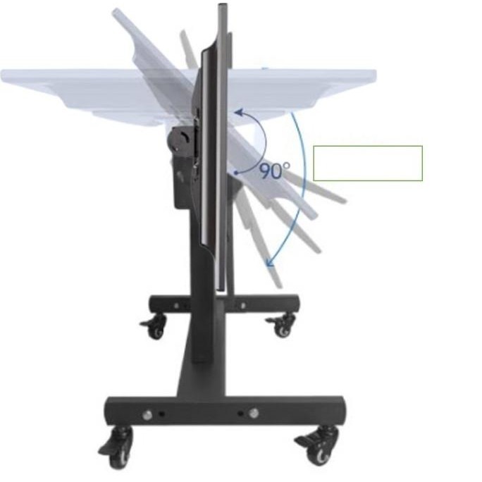 [New] Stand Panggung 32-65 Inch Roda Stand Floor Tv Lcd Led Monitor