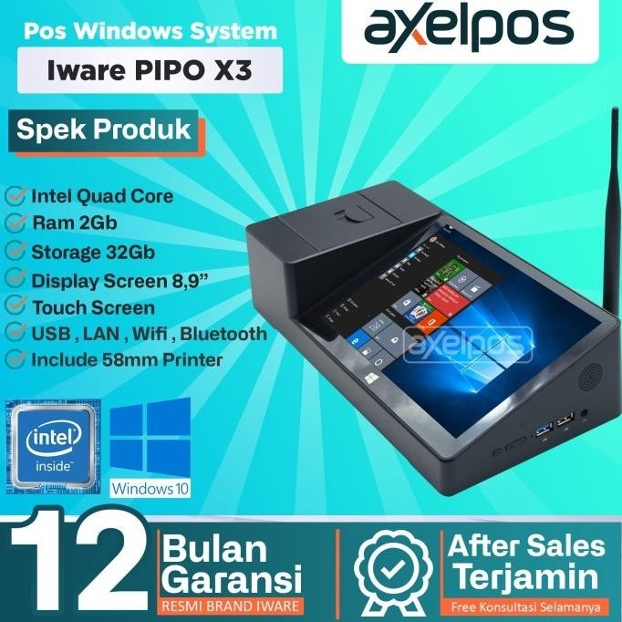 [Best Quality] Mini Pc Mesin Kasir Touchscreen Windows 10 With Printer Thermal Kasir