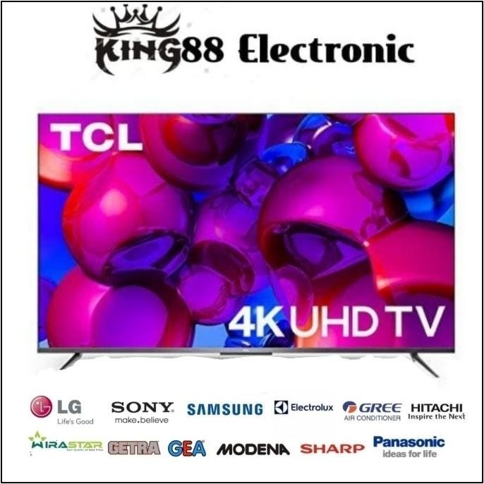 [Garansi] Tcl L55 P715 Led Smart Tv 55" Android 4K Uhd Ai Dolby Audio