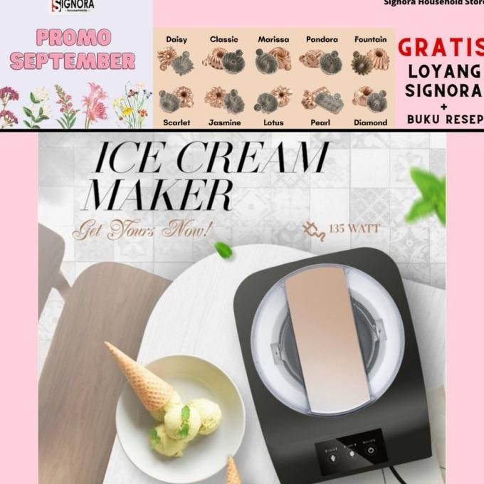 Ice Cream Maker Signora Mesin Es Krim Signora