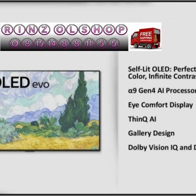 [Promo] Led Tv Lg 65G1Pta Oled Smart Tv Uhd 4K A9 Gen 4 65G1 Gallery Design