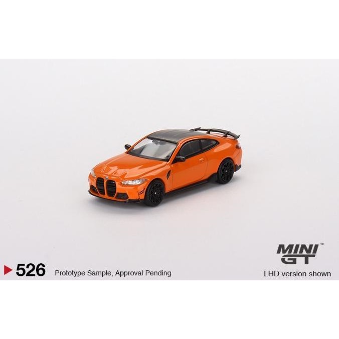 Minigt 526 Bmw M4 M-Performance (G82) Fire Orange Mgt Mini Gt Diecast
