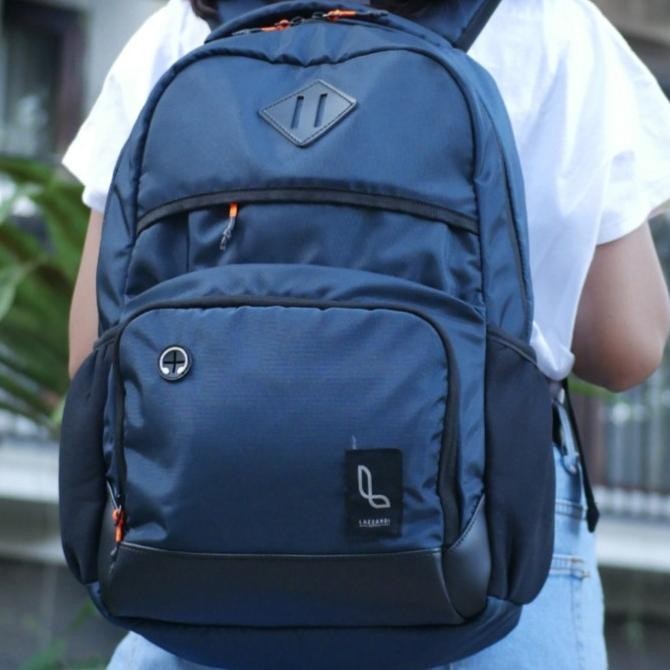 Splendido Navy |Mnm X Urban| Tas Ransel Pria Wanita Tas Punggung Ori