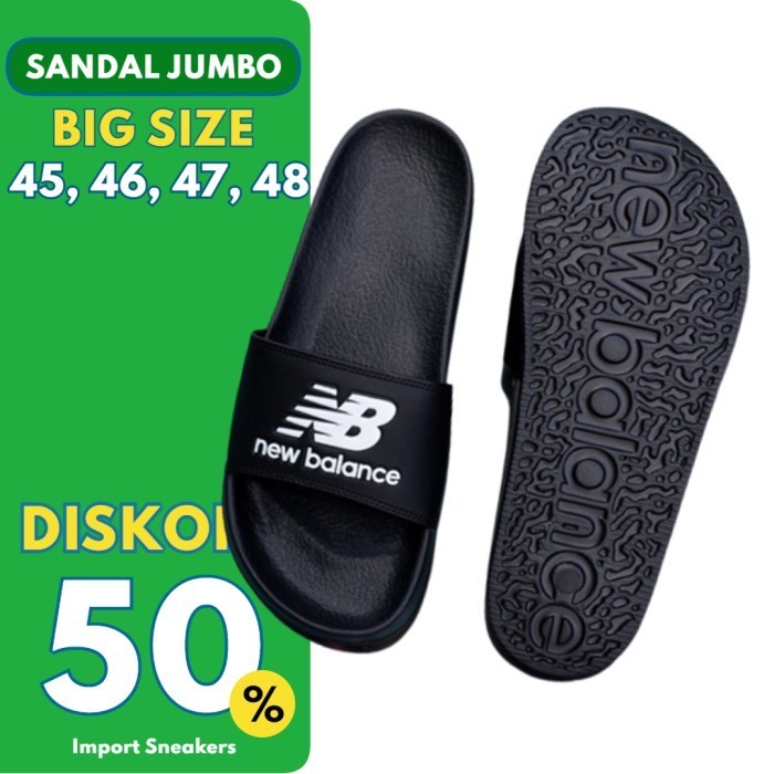 Sandal Big Size 45, 46, 47, 48, 49 Selop Pria Ukuran Jumbo Karet