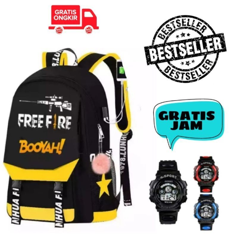 Ransel Sekolah Anak Sd Smp Sma Perempuan Laki Backpack Traveling Bayi Waterproof Bakpack Anak2 Tas R
