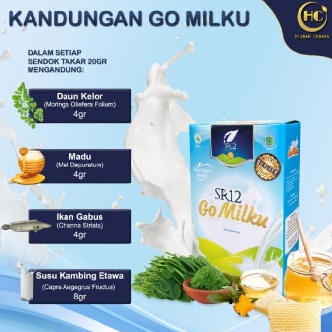 

SUSU GEMUK BADAN PENAMBAH BERAT BADAN ANAK DAN DEWASA GO MILKU SR 12 LJ