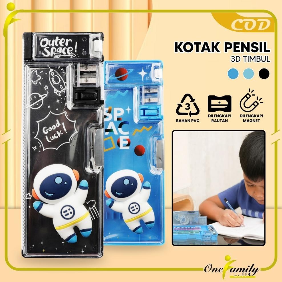 

Diskon One-A59 Tempat Pensil Anak 3D Timbul Magnetic Multifungsi Alat Tulis Sekolah / Kotak Pensil Pencil Case Magnet Untuk Anak Tk Promo