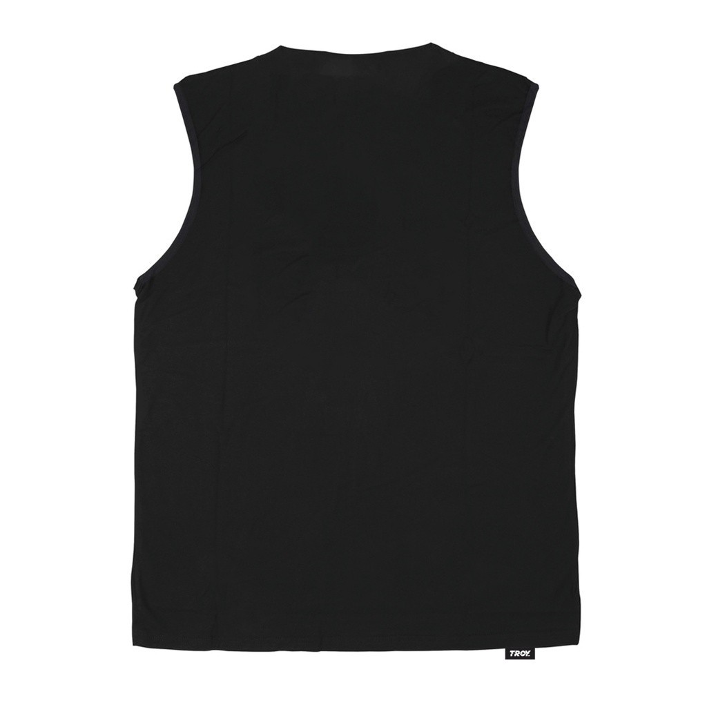 Troy Company Tshirt Singlet Black Rain Tears - Kaos Pria Tanpa Lengan Hitam TS 2550