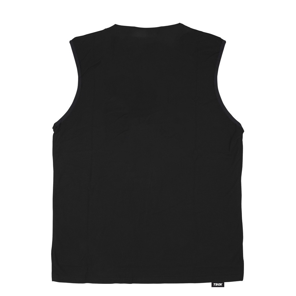 Troy Company Tshirt Singlet Black Winged Helmet - Kaos Pria Tanpa Lengan Hitam TS 2555