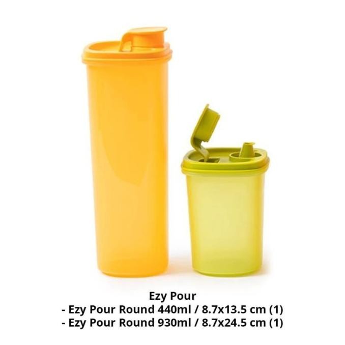 Tupperware botol minyak goreng kecap ezy pour 2pcs