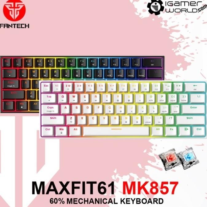 Fantech Maxfit61 Mk857 60% Mechanical Gaming Keyboard