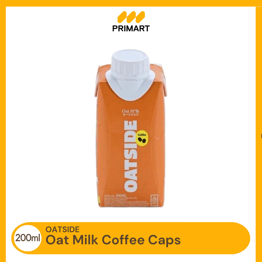 

Oatside Mini Straw Milk Coffee Susu Oat Caps Kemasan Tutup Botol 200ml