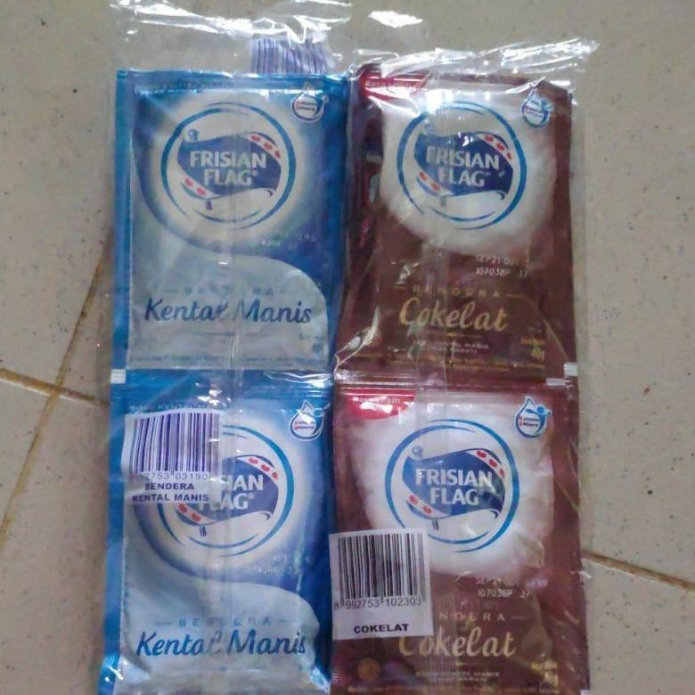 

''Terlaris" Frisian Flag Susu Kental Manis Sachet @6 Sachet Murah