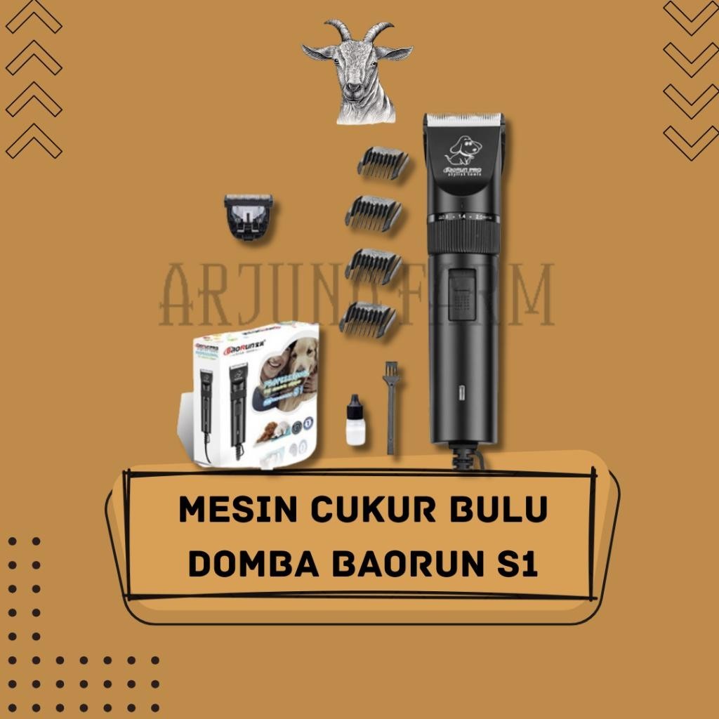 Alat Cukur Hewan Domba Anjing Kucing Alat Cukur Baorun S1 Farm