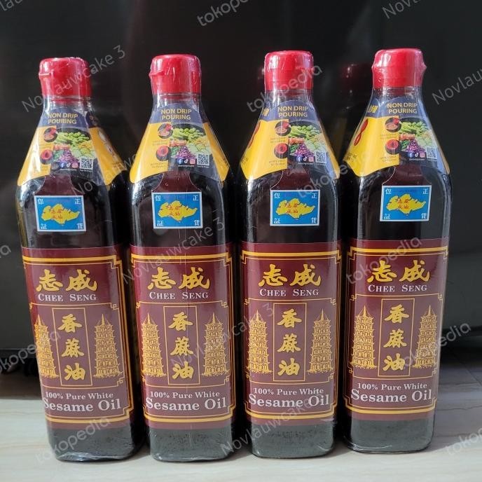 

minyak wijen chee seng 750 ml sesame oil / minyak wijen pagoda 750ml SS99