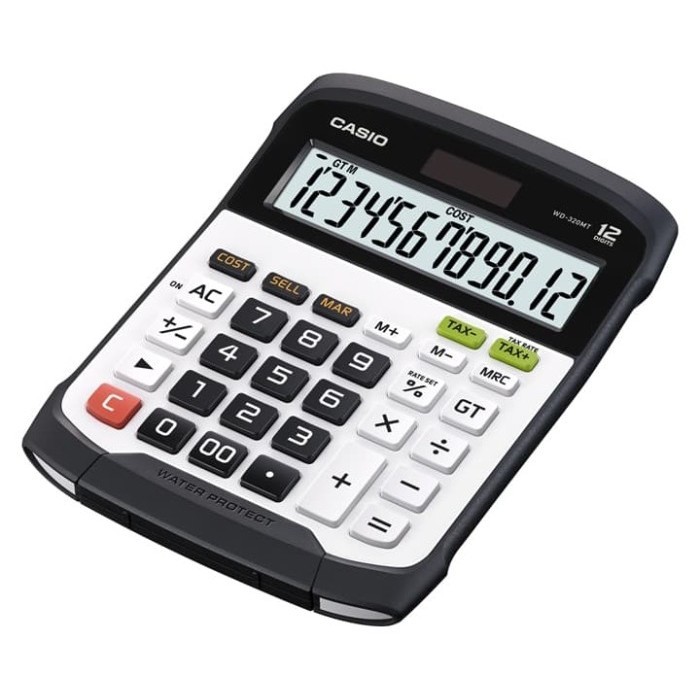 

CASIO PRACTICAL CALCULATOR WD-320MT-WATER PROTECTED