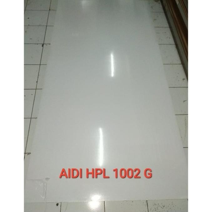 Ah-1002G Premium White Glossy Hpl Putih Kilap Hpl Polos Kilap Hpl Aidi Kode Barang 7797