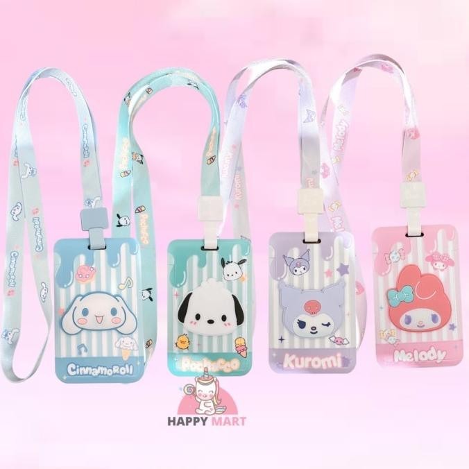 Lanyard sanrio Rubber cinamonroll / kuromi / pochacco