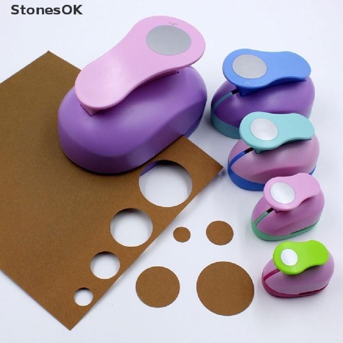 PAPER PUNCH CIRCLE CUTTER 9 16 25 MM PEMBOLONG BULAT BESAR