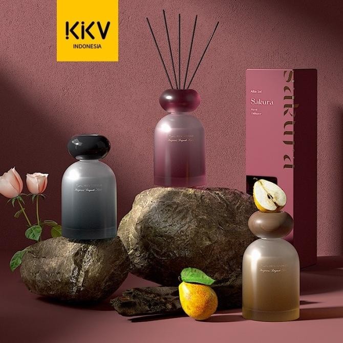 KKV Alba Sol Reed Diffuser Pengharum Ruangan Aromaterapi Bunga 100ml ,