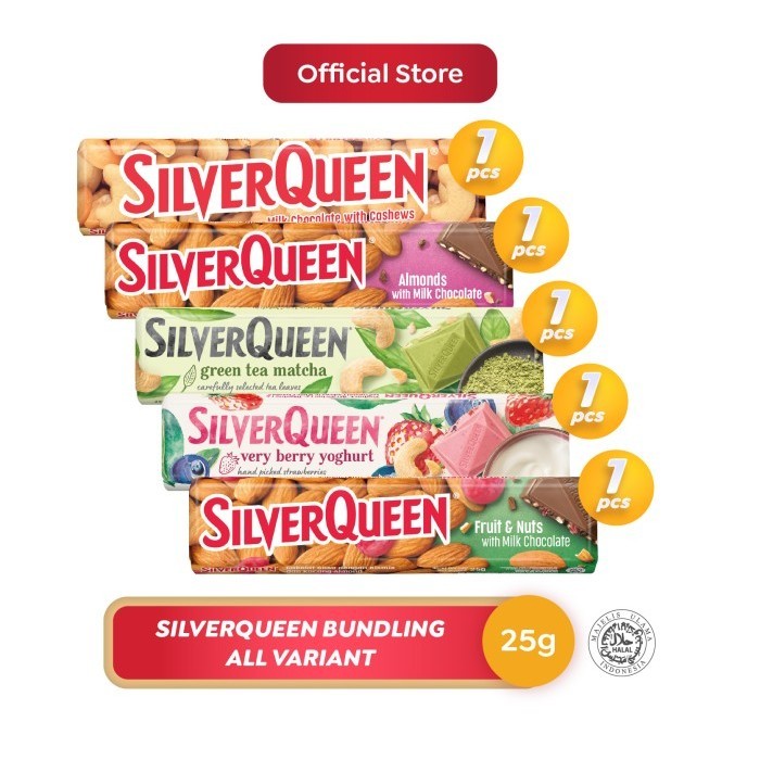 

Ready SilverQueen Bundling All Variant 25 g